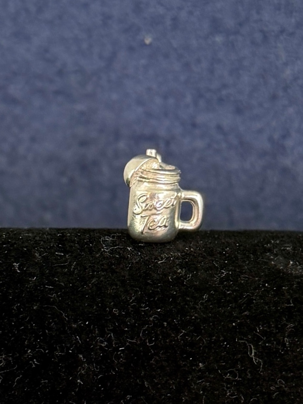 JAMES AVERY Sterling Silver Sweet Tea Mason Jar Charm Pendant